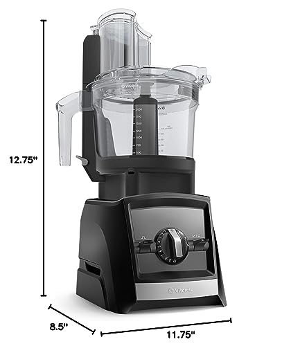 Vitamix 12-Cup Food Processor Attachment with SELF-DETECT, BPA-Free, with Multi-Use Blade and Two Reversible Discs, Compatible with Ascent and Venturist Series Vitamix Blenders - My Kitchen Products