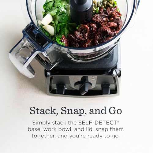 Vitamix 12-Cup Food Processor Attachment with SELF-DETECT, BPA-Free, with Multi-Use Blade and Two Reversible Discs, Compatible with Ascent and Venturist Series Vitamix Blenders - My Kitchen Products
