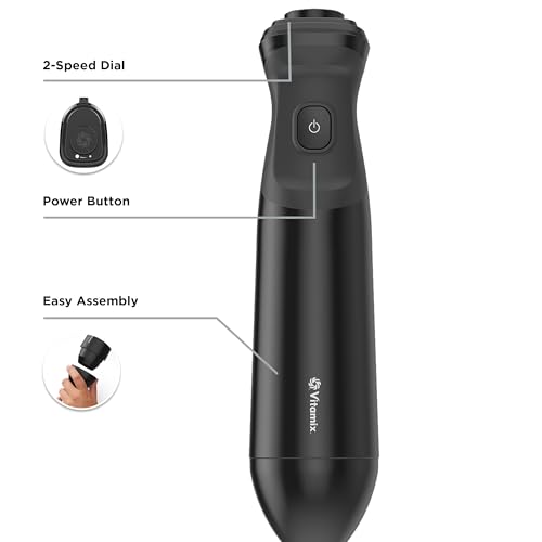 Vitamix 2-Speed Immersion Blender + Whisk, Black (Renewed) - My Kitchen Products