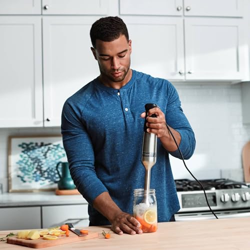 Vitamix 5-Speed Immersion Blender, Professional-Grade Hand Blender with 625-Watt Motor and Stainless-Steel Blade, Stainless Steel/Black - My Kitchen Products