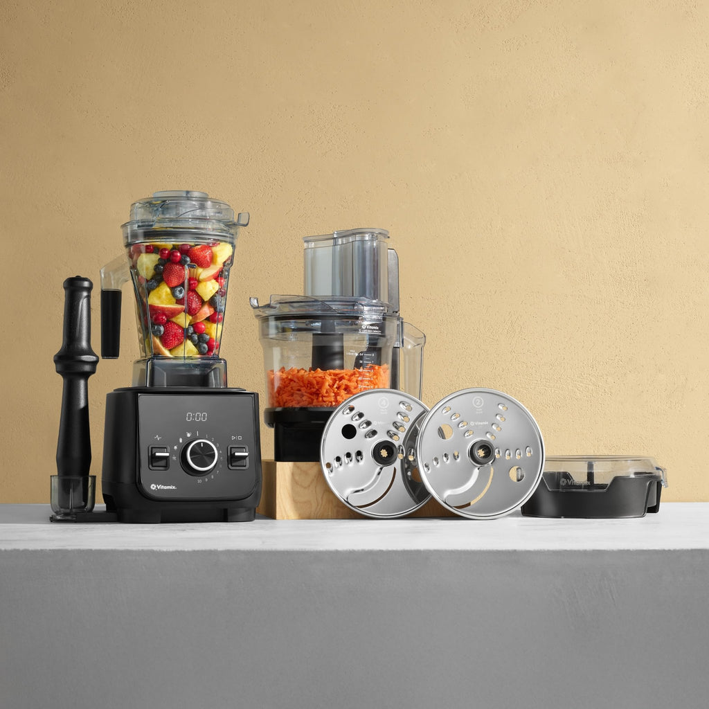 Vitamix Ascent X2 SmartPrep Kitchen System, Professional-Grade Blender, Stainless-Steel Blades, 12-Cup Food Processor Attachment, 48 Oz Blender Container, Black - My Kitchen Products