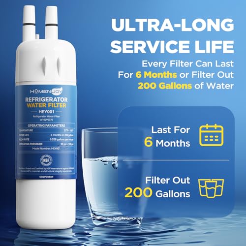 W10295370A Water Filter Replacement Compatible with Whirlpool EDR1RXD1, Everydrop Filter 1, EDR1RXD1B, WHR1RXD1, W10276924, W10291030, 9930 9930P 46-9930 46-9081 9081 P8RFWB2L, 3 Pack - My Kitchen Products