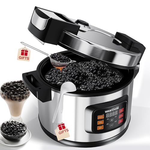 WantJoin Boba Cooker - 12L Commercial Boba Maker Machine for Pearls, Bubble Tea, Suit for Restaurants, Milk Tea Stores, Dessert Stores, 1850W - My Kitchen Products