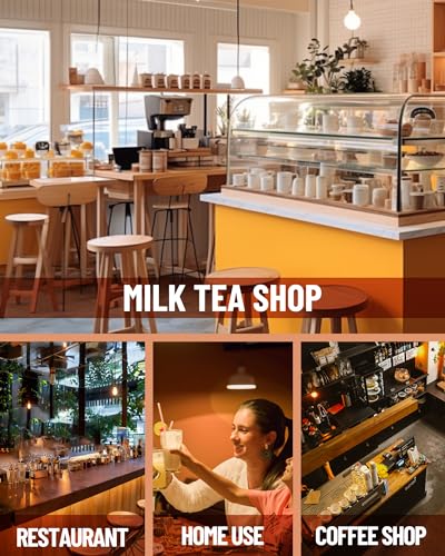 WantJoin Boba Maker Machine Commercial Boba Cooker Commercial Boba Pearl Maker for Bubble Tea Milk Tea Boba Pot for Tapioca Pearls for Restaurants Milk Tea Stores Dessert Stores Lounge Bars 110V - My Kitchen Products