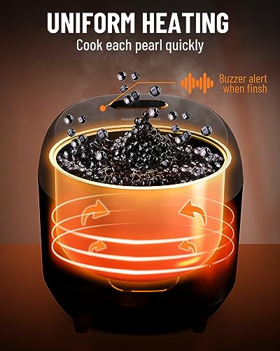 WantJoin Boba Maker Machine Commercial Boba Cooker Commercial Boba Pearl Maker for Bubble Tea Milk Tea Boba Pot for Tapioca Pearls for Restaurants Milk Tea Stores Dessert Stores Lounge Bars 110V - My Kitchen Products