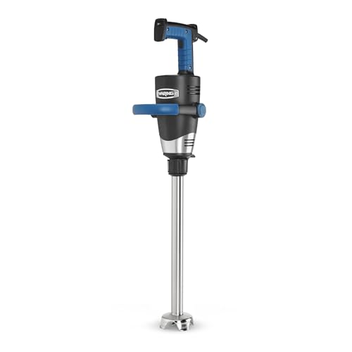 Waring Commercial EvolutionX Immersion Blender, 1.5 Horsepower Motor, 18" Stainless Steel Shaft, Variable Speed, 35-Gallon Capacity, for Professional Hand Blender for Kitchens & Catering, WSB650X - My Kitchen Products