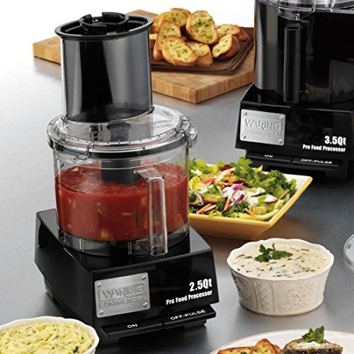 Waring Commercial Food Processor, 2.5 Quart Capacity, 3/4 Horsepower Motor, Vegetable Chopper for Professional Kitchens, WFP11S - My Kitchen Products