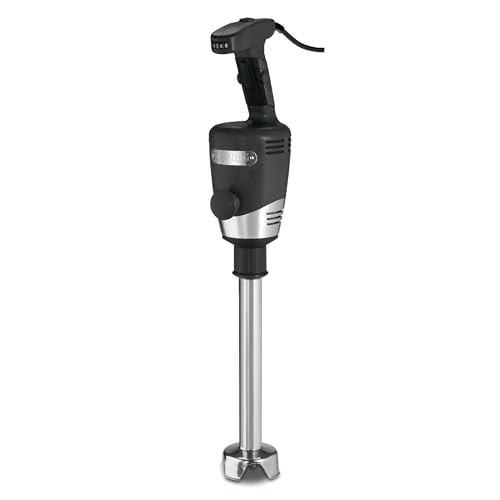 Waring Commerical WSB50 Big Stix Heavy Duty Immersion Blender, 12" Removable Shaft, 1 HP/700 Watt Variable Speed Motor, 120V, 5-15 Phase Plug,Black/Silver - My Kitchen Products
