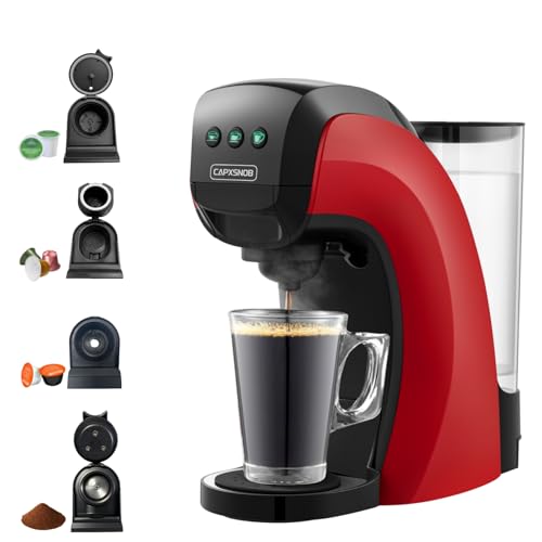 Warriors1 Coffee Maker for Keurig K Cup pod, Espresso Machine for Nespresso Original, Dolce Gusto Pods, Ground Coffee, Coffee Machine for kitchens, apartments, dorms, RVs & camping, 28 oz Reservoir - My Kitchen Products