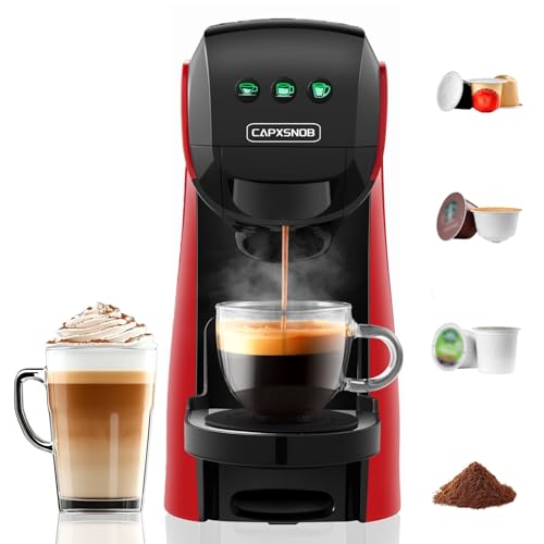 Warriors1 Coffee Maker for Keurig K Cup pod, Espresso Machine for Nespresso Original, Dolce Gusto Pods, Ground Coffee, Coffee Machine for kitchens, apartments, dorms, RVs & camping, 28 oz Reservoir - My Kitchen Products