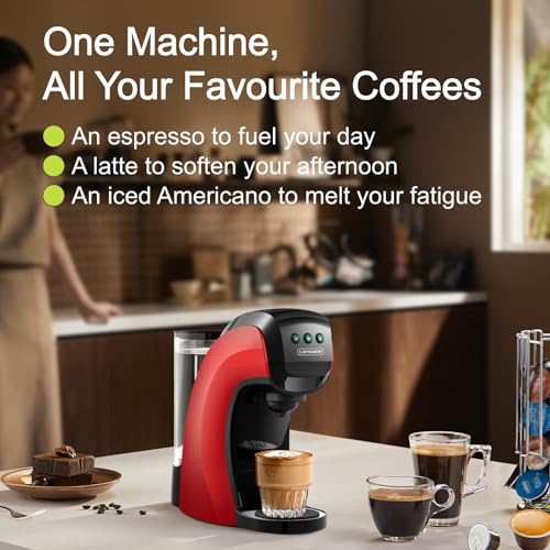 Warriors1 Coffee Maker for Keurig K Cup pod, Espresso Machine for Nespresso Original, Dolce Gusto Pods, Ground Coffee, Coffee Machine for kitchens, apartments, dorms, RVs & camping, 28 oz Reservoir - My Kitchen Products