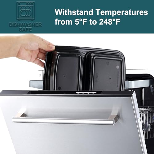 WGCC Meal Prep Containers 2 Compartment- 50Pack 30OZ Food Prep Containers With Lids, Disposable To Go Food Containers, Take Out, Stackable, Leakproof & Food Safe, Microwave, Freezer, Dishwasher Safe - My Kitchen Products