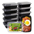 WGCC Meal Prep Containers [38OZ] Plastic Food Storage Containers With Lids,10-Pack Reusable To Go Containers, Disposable Food Prep Container, BPA-free, Stackable, Microwave/Dishwasher/Freezer Safe - My Kitchen Products