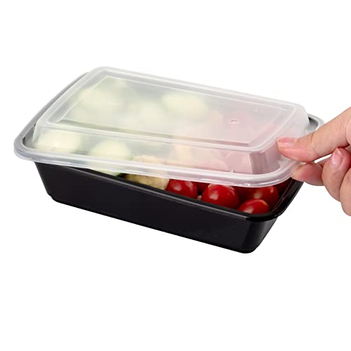 WGCC Meal Prep Containers [38OZ] Plastic Food Storage Containers With Lids,10-Pack Reusable To Go Containers, Disposable Food Prep Container, BPA-free, Stackable, Microwave/Dishwasher/Freezer Safe - My Kitchen Products