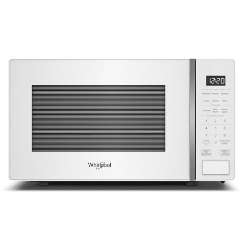 Whirlpool WMCS3018RW Countertop Microwave with Turntable 0.7 Cu. Ft, Steam Clean, 700 Watt Microwave, White - My Kitchen Products