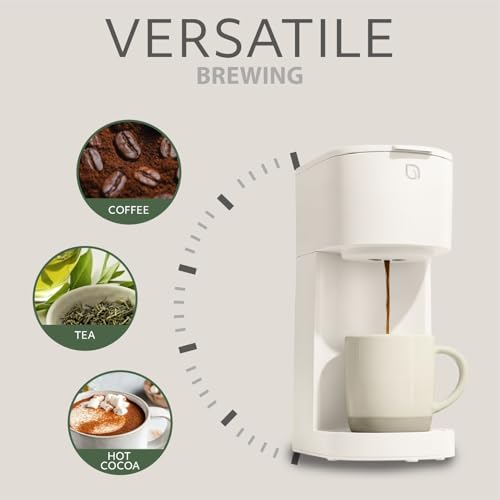 WILLOW K-Cup Coffee Maker, Single Serve Coffee Maker with 6 to 12oz Brew Size & Strong Brew Option, Single Cup Coffee maker made with 99% PCR Recycled Plastics, Coffee Machine - My Kitchen Products