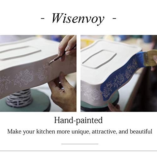 Wisenvoy Baking Dish Casserole Dish Ceramic Lasagna Pan 2-Pcs Bakeware Sets Baking Dishes Baking Set Baking Dish Set - My Kitchen Products