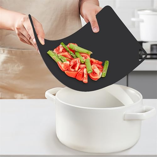 WK Flexible Plastic Cutting Boards Mats for Kitchen, Flexible Non Slip Cutting Mat, Thin Cutting Sheets, BPA Free, Dishwasher Safe, Multi Sizes - My Kitchen Products