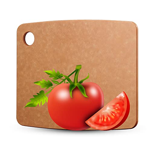 Wooden Cutting Board for Kitchen - Small Composite Wood Cutting Boards Dishwasher - Thin, BPA Free & Eco-Friendly Chopping Board (11.5 x 9 Inch, Natural) - My Kitchen Products