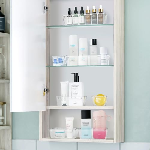WOWBOX 25 PCS Clear Plastic Drawer Organizer Set, 4 Sizes Desk Drawer Divider Organizers and Storage Bins for Makeup, Jewelry, Gadgets for Kitchen, Bedroom, Bathroom, Office - My Kitchen Products
