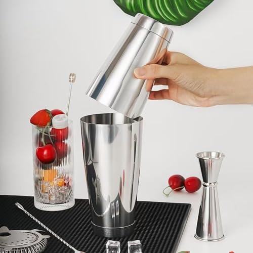 WPHUAW Boston Cocktail Shaker Set, 28 oz & 20 oz Stainless Steel Weighted Shaker Tins, Metal Martini Shaker Drink Mixer for Bartending, Professional Bar Tools for Bartender - My Kitchen Products