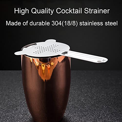 WUWEOT 6 Pack Cocktail Strainer, Stainless Steel Bar Strainer, Bar Tool Drink Strainer with 100 Wire Spring for Professional Bartenders and Mixologists - My Kitchen Products