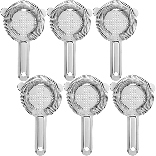 WUWEOT 6 Pack Cocktail Strainer, Stainless Steel Bar