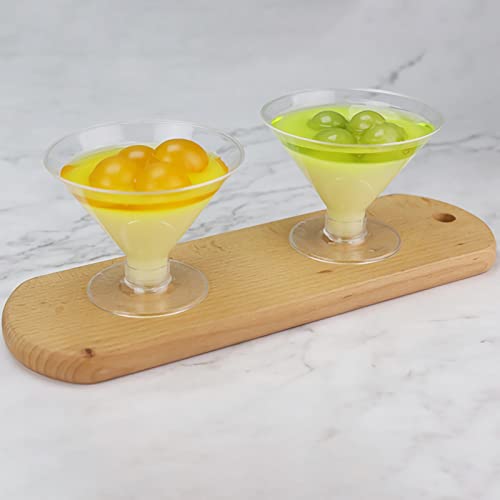 WUWEOT 60 Pack Plastic Martini Glasses, 5 Oz Tall Cocktail Glasses, Unbreakable Appetizer Dessert Cups Drinkware for Home Bar Restaurant Party Supply - My Kitchen Products