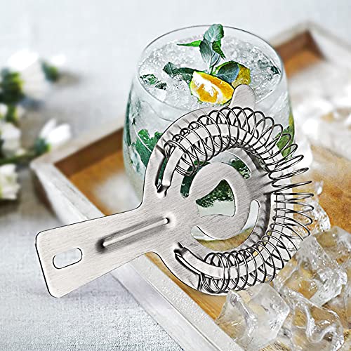 WUWEOT 9 Pack Cocktail Strainer, 6" Professional Stainless Steel Bar Strainer, Silver - My Kitchen Products