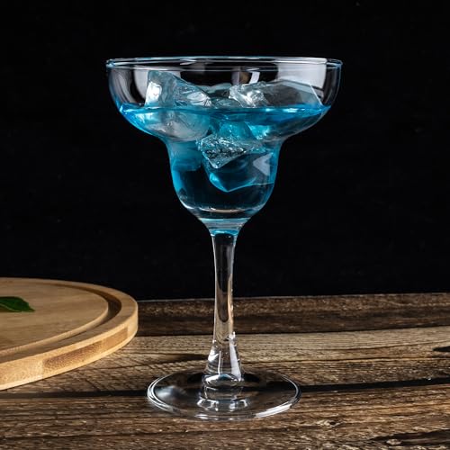 YANGNAY Margarita Glasses Set of 7, 10 oz Reusable Cocktail Glasses with Stem, Perfect for Parties, Mixed Drinks & Frozen Cocktails, Dishwasher Safe - My Kitchen Products