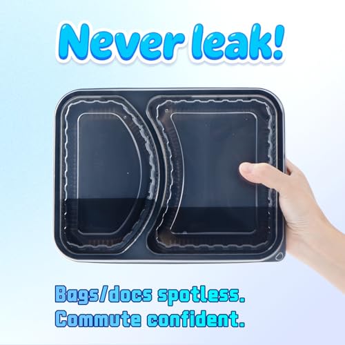 YANGRUI Meal Prep Containers 40 Pack 41 oz - Shrink-Wrapped No Pre-Wash - My Kitchen Products