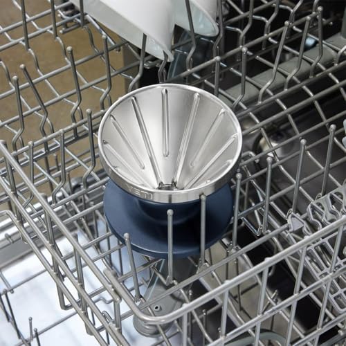 YETI Pour Over Coffee Maker Accessory Ramblers, Designed for Perfect Coffee Extraction Anywhere, Stainless Steel, fits any V60 Filter, Cape Taupe - My Kitchen Products