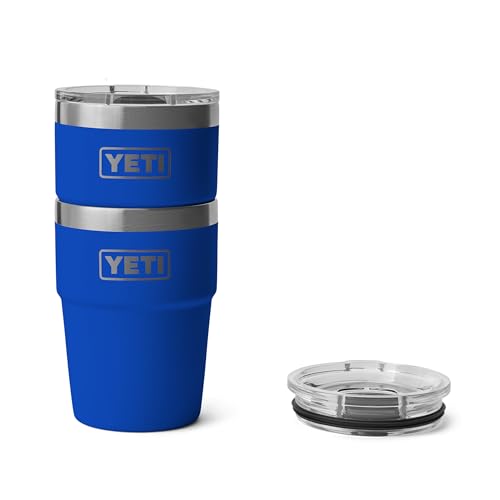 YETI Rambler 16 oz Stackable Tumbler, Vacuum Insulated, Stainless Steel with MagSlider Lid, Royal Blue - My Kitchen Products