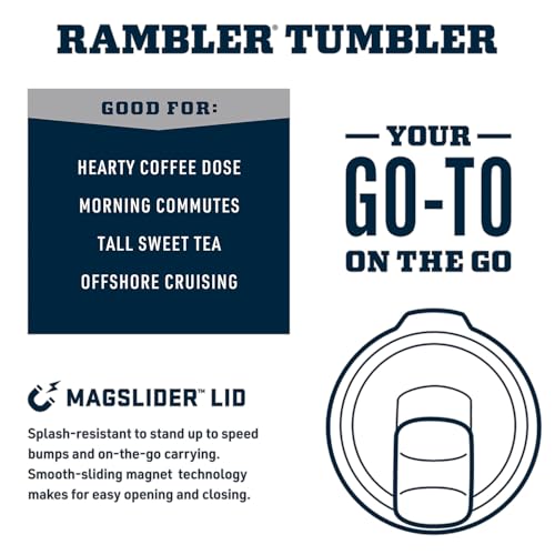 YETI Rambler 20 oz Tumbler, Stainless Steel, Vacuum Insulated with MagSlider Lid, Cape Taupe - My Kitchen Products