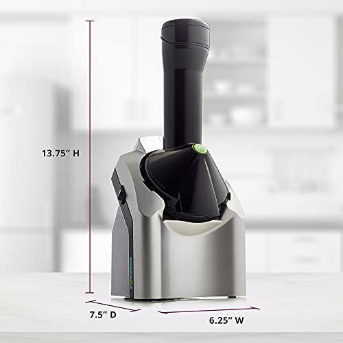 Yonanas Classic Frozen Fruit Soft Serve Maker for Healthy Vegan and Dairy-Free Treats, 200W Silver Machine with 36 Recipes, BPA Free, Easy to Clean, Quick and Simple to Use - My Kitchen Products