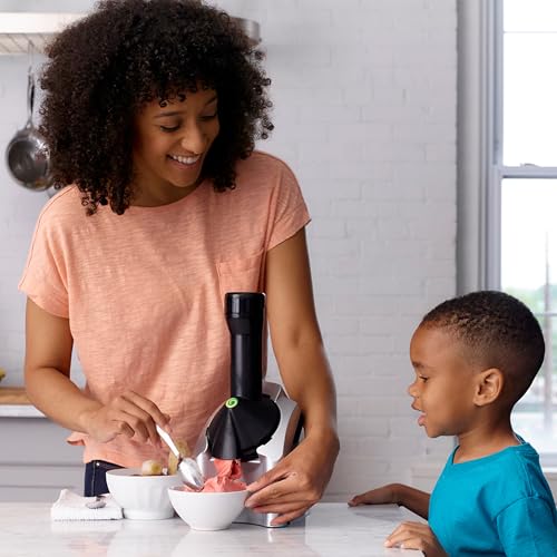 Yonanas Classic Frozen Fruit Soft Serve Maker for Healthy Vegan and Dairy-Free Treats, 200W Silver Machine with 36 Recipes, BPA Free, Easy to Clean, Quick and Simple to Use - My Kitchen Products