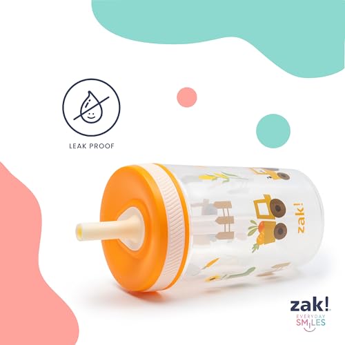 Zak Designs 15oz Bluey Kelso Tumbler Set, Leak-Proof Screw-On Lid with Straw Made of Durable Plastic and Silicone, Perfect Bundle for Kids, 2 Count (Pack of 1) - My Kitchen Products