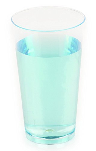 Zappy Elegant Disposable Plastic Straight Wall Shooter Glasses 3 Oz: Clear Pack of 50 Tumblers - Tasting Sample Dessert Shooters Champagne Wine Beer Shot Glass Parfait Souffle Jello Tumbler Party Cups - My Kitchen Products