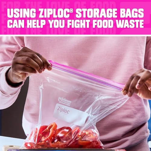 Ziploc Gallon Food Storage Bags, Stay Open Design with Stand-Up Bottom, Easy to Fill, 42 Count - My Kitchen Products