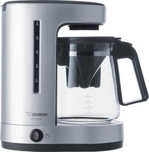 Zojirushi EC-DAC50SZ ZUTTO Coffee Maker 5 Cups, Silver, PFAS-free - My Kitchen Products
