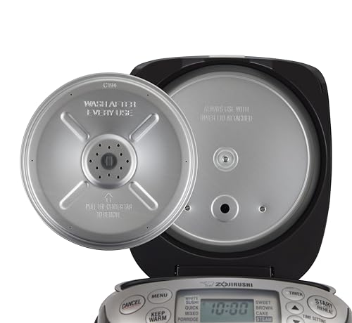 Zojirushi NS-TPC10XT Micom Rice Cooker & Warmer (with PFAS-Free Nonstick), 5.5-Cup, Stainless Brown - My Kitchen Products