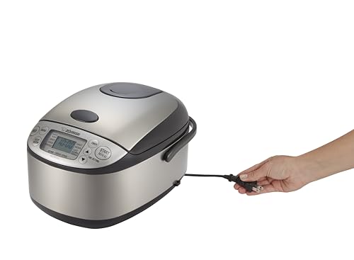 Zojirushi NS-TPC10XT Micom Rice Cooker & Warmer (with PFAS-Free Nonstick), 5.5-Cup, Stainless Brown - My Kitchen Products