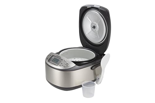 Zojirushi NS-TPC10XT Micom Rice Cooker & Warmer (with PFAS-Free Nonstick), 5.5-Cup, Stainless Brown - My Kitchen Products