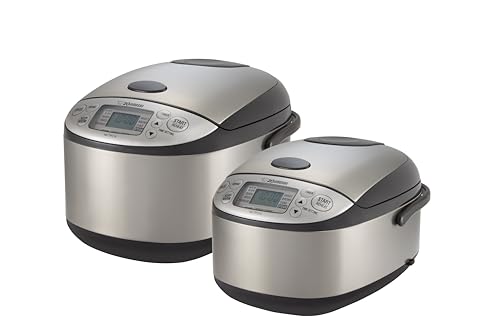 Zojirushi NS-TPC10XT Micom Rice Cooker & Warmer (with PFAS-Free Nonstick), 5.5-Cup, Stainless Brown - My Kitchen Products