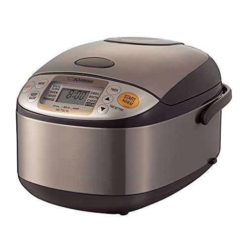 Zojirushi NS-TSC10 5-1/2-Cup (Uncooked) Micom Rice Cooker and Warmer, 1.0-Liter - My Kitchen Products