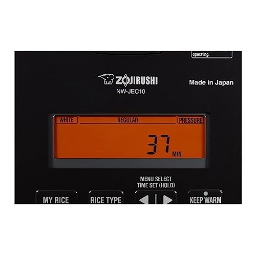 Zojirushi NW-JEC10BA Pressure Induction Heating (IH) Rice Cooker & Warmer, 5.5-Cup, Made in Japan - My Kitchen Products
