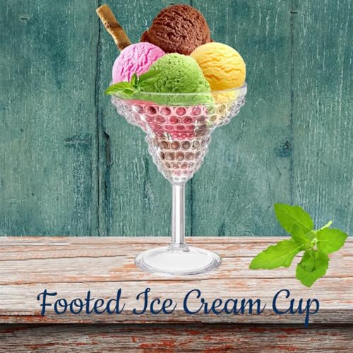 ZOOFOX 6 Pack Plastic Margarita Glasses, 11oz Stemmed Cocktail Glasses, Reusable Shatterproof Margarita Glasses, Unique Bar Glasses for Martini, Frozen Daiquiri, Tropical Summer Parties - My Kitchen Products