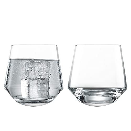 ZWIESEL GLAS Pure Dancing Tumbler (Set of 2), Dancing Cocktail Glasses, Dishwasher-Safe Tritan Crystal