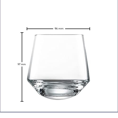 ZWIESEL GLAS Pure Dancing Tumbler (Set of 2), Dancing Cocktail Glasses, Dishwasher-Safe Tritan Crystal Glasses, Made in Germany (13 Ounce) - My Kitchen Products