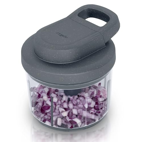 Zyliss Easy Pull Food Chopper and Manual Food Processor - Hand-Held Slicer & Dicer for Fruits & Vegetables - Easy Pull Manual Food Chopper - Cooking Gadgets & Kitchen Essentials - Easy Pull 3.0 - My Kitchen Products